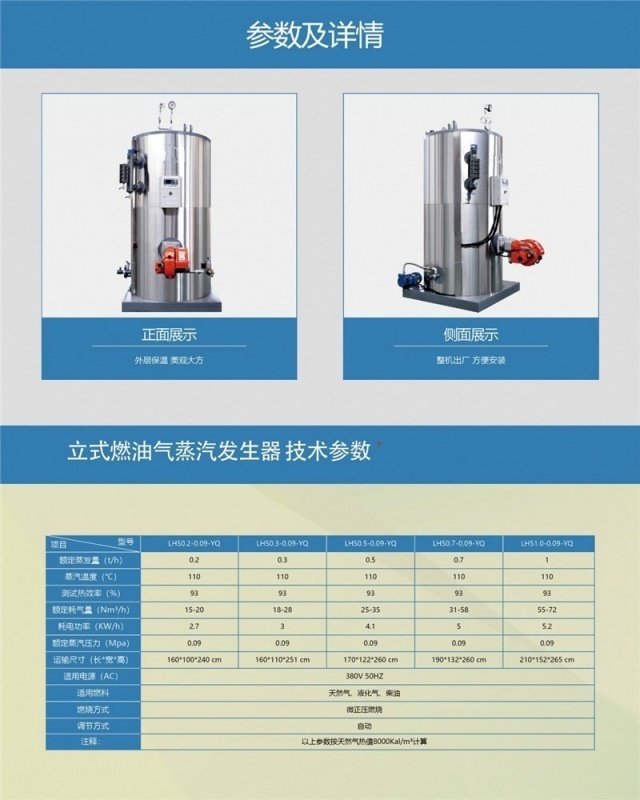 立式燃氣蒸汽發生器(圖1)